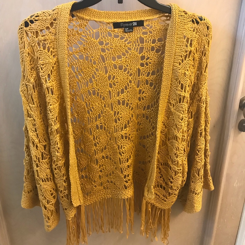 Mid length sweater top